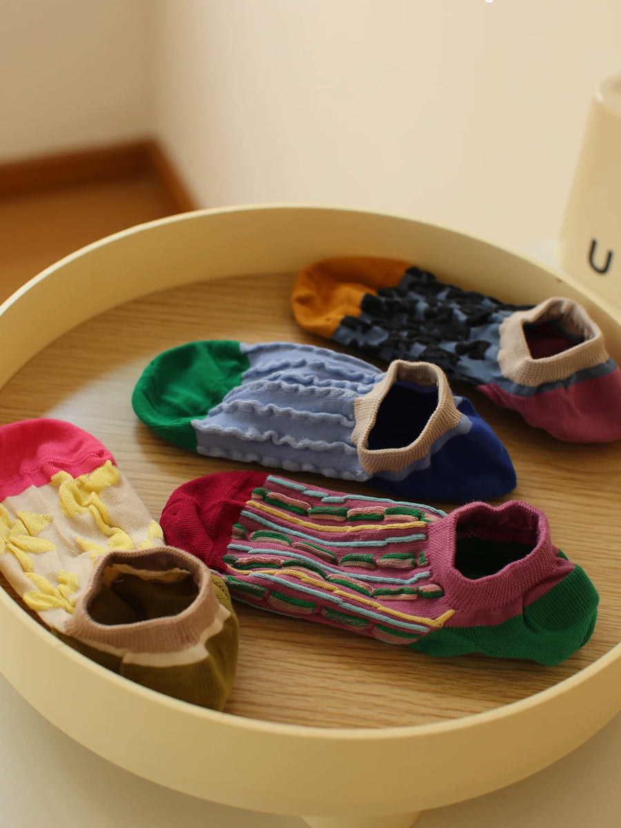 Casual 100% Cotton Socks for Women | BUYKUD