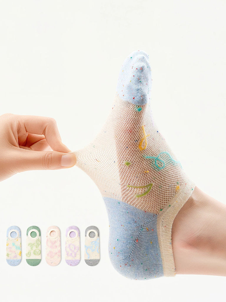 Casual 100% Cotton Socks for Women | BUYKUD